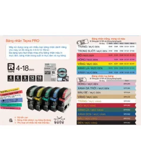 Tepra SC50G (Chữ Đen Nền Xanh Lá, Khổ 50mm) | ⓿❽❻❽❺⓿❺⓿❺❻ | metaking.vn