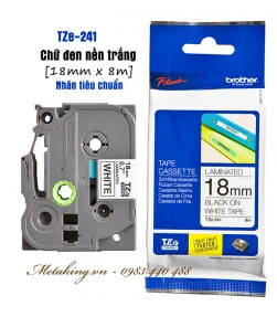 Nhãn TZe 18mm | ⓿❾❼❼❹❼❽❹❻❻ | METAKING