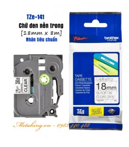 Nhãn TZe 18mm | ⓿❾❼❼❹❼❽❹❻❻ | METAKING