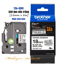 Nhãn TZe 18mm | ⓿❾❼❼❹❼❽❹❻❻ | METAKING