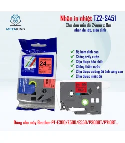 Nhãn TZ2 24mm | ⓿❾❼❼❹❼❽❹❻❻ | METAKING