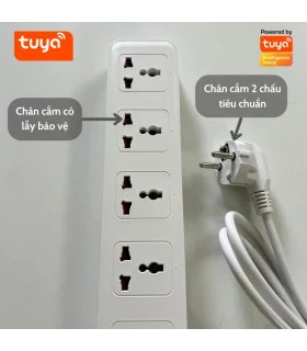 Ổ Cắm Dài Thông Minh Wifi TUYA 4 Ổ 3 Chấu & 2 cổng USB, điều khiển độc lập app Tuya Smart Life, Hẹn giờ Bật Tắt | ⓿❽❻❽❺⓿❺⓿❺❻ ...
