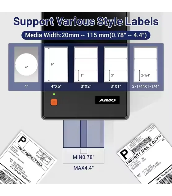 Máy In Nhãn Khổ Lớn AIMO CT310, Máy in tem nhãn mã vạch | ⓿❾❼❼❹❼❽❹❻❻ | METAKING
