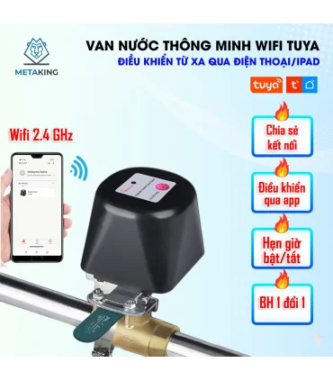 Van Nước Thông Minh WIFI TUYA, Điều Khiển Đóng Mở Qua App, Cài Đặt Tưới Cây Tự Động | ⓿❾❼❼❹❼❽❹❻❻ | METAKING