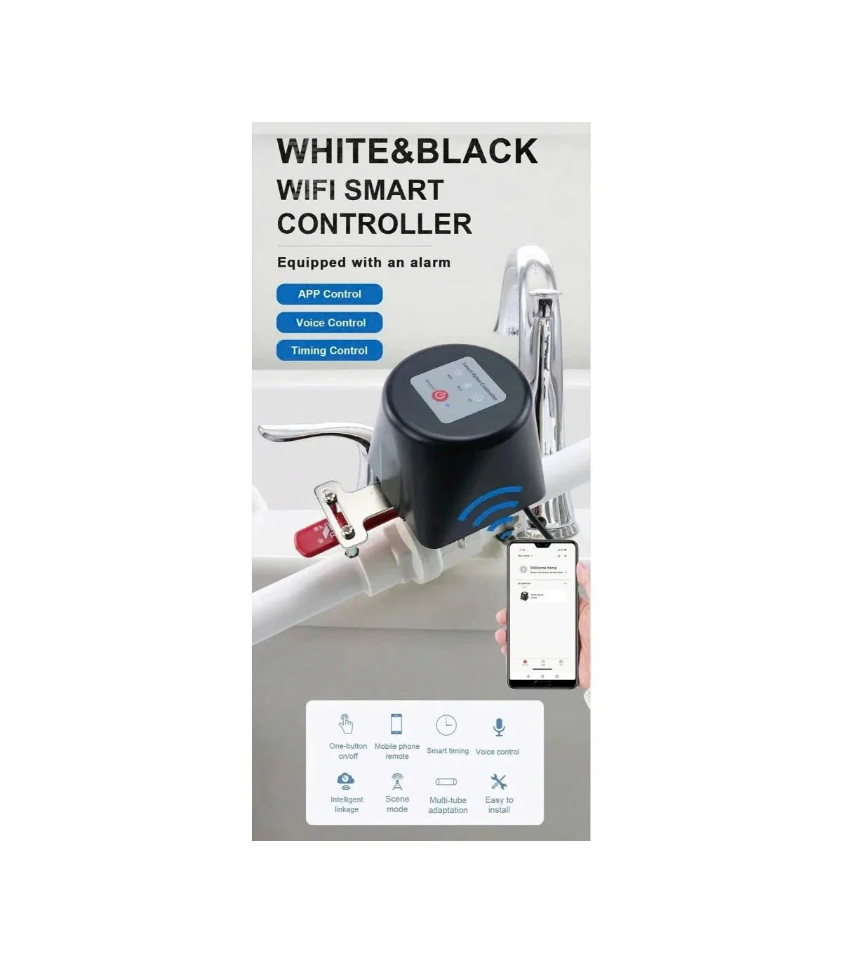 Van Nước Thông Minh WIFI TUYA, Điều Khiển Đóng Mở Qua App, Cài Đặt Tưới Cây Tự Động | ⓿❾❼❼❹❼❽❹❻❻ | METAKING