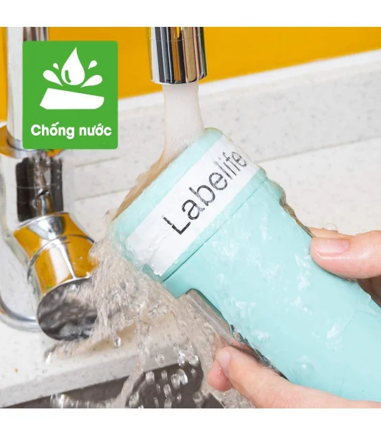 Nhãn In AZe-251 [24mm X 8m, Chữ đen trên nền trắng] | ⓿❾❼❼❹❼❽❹❻❻ | METAKING