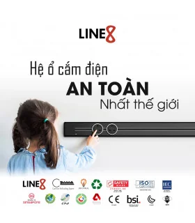 Điện Thanh Ray Line8 Lắp Nổi [Model S], BH 5 năm