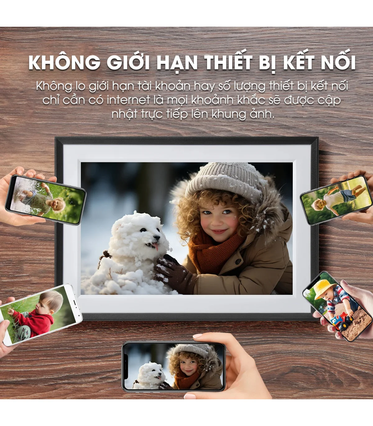 KODAK RCF-1561W Khung Ảnh Kỹ Thuật Số Thông Minh 15.6 inch – Người bạn đồng hành lưu giữ kỷ niệm | ⓿❾❼❼❹❼❽❹❻❻ | METAKING