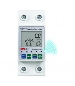 Công Tơ Điện Tuya Zigbee, Đồng Hồ Đo Điện 63A, Điều Khiển Từ Xa, Chống Rò Rỉ Điện