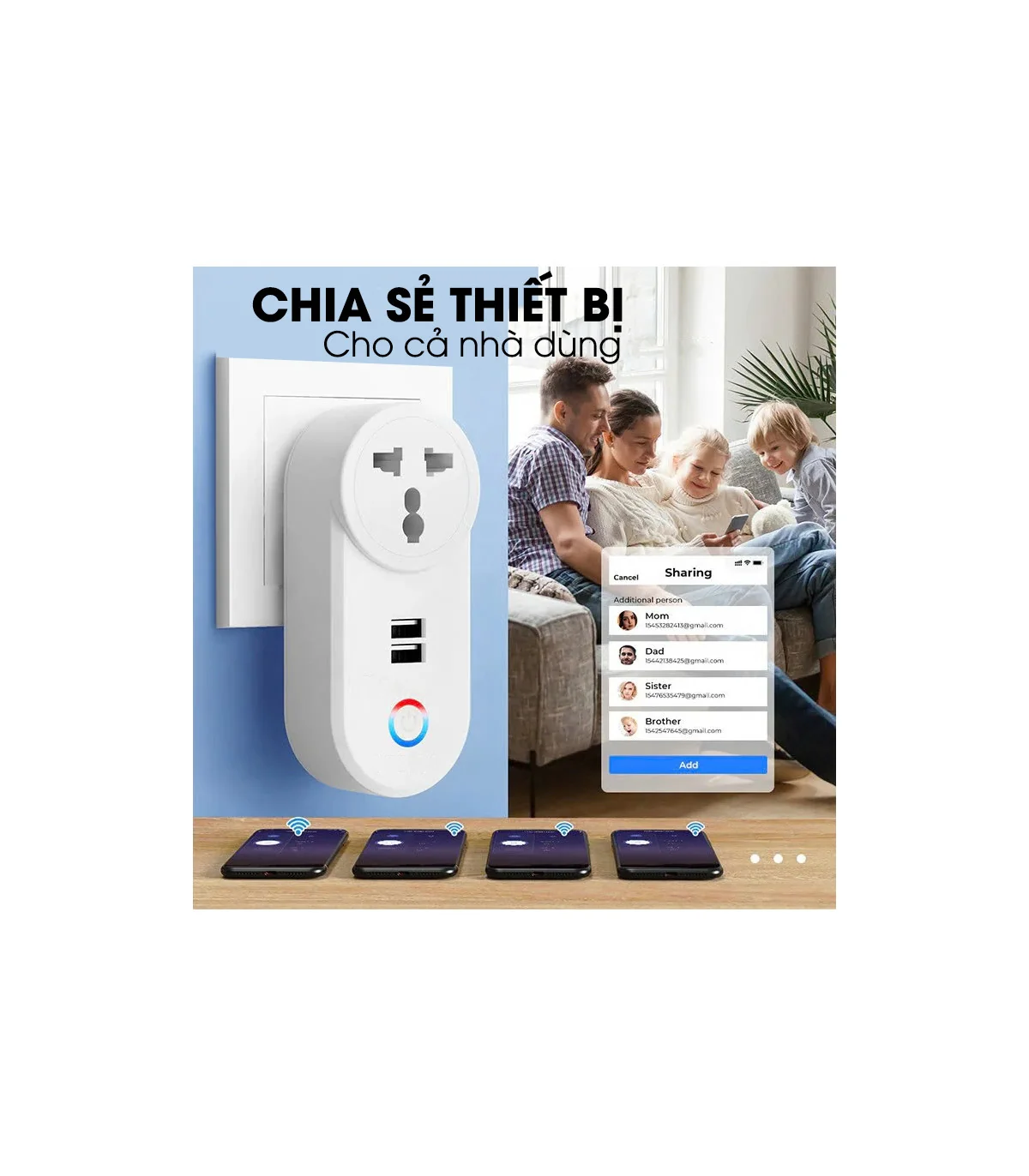 Ổ cắm điện Wifi / Sạc nhanh USB A Tuya 16A-3500W - Hẹn Giờ bật/tắt - Điều Khiển Từ Xa Qua Ứng Dụng SmartLife | ⓿❾❼❼❹❼❽❹❻❻ | METAKING