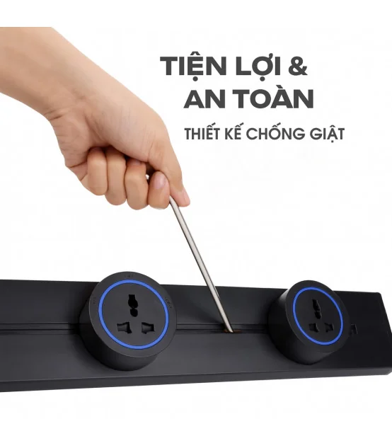 Thanh ray điện Eurob Slim-R | Lắp Âm I BH 2 Năm | ⓿❾❼❼❹❼❽❹❻❻ | METAKING