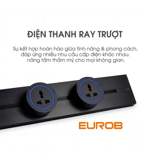 Thanh ray điện Eurob Slim-R | Lắp Âm I BH 2 Năm | ⓿❾❼❼❹❼❽❹❻❻ | METAKING