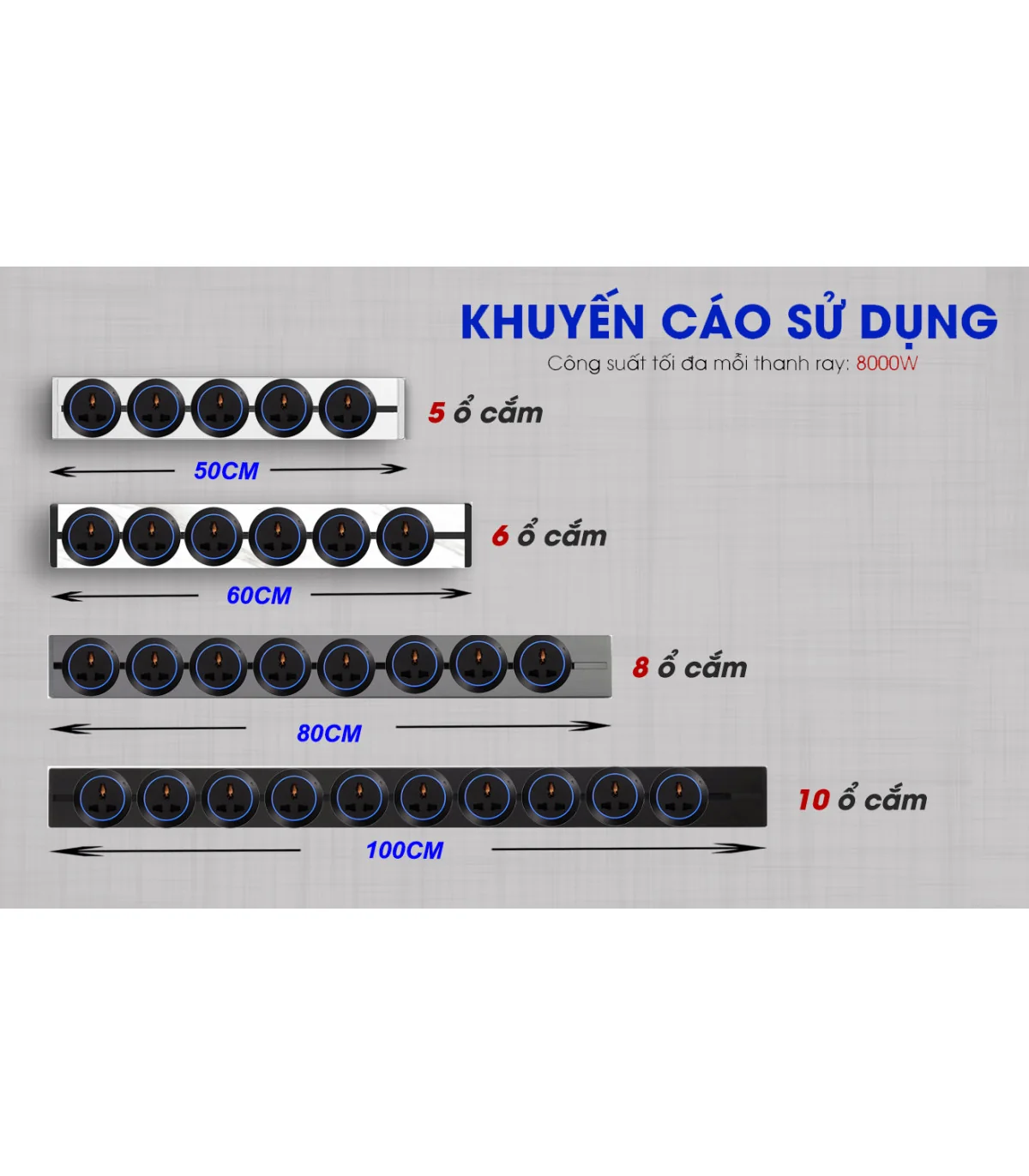 Thanh ray điện Eurob Slim-R | Lắp Âm I BH 2 Năm | ⓿❾❼❼❹❼❽❹❻❻ | METAKING