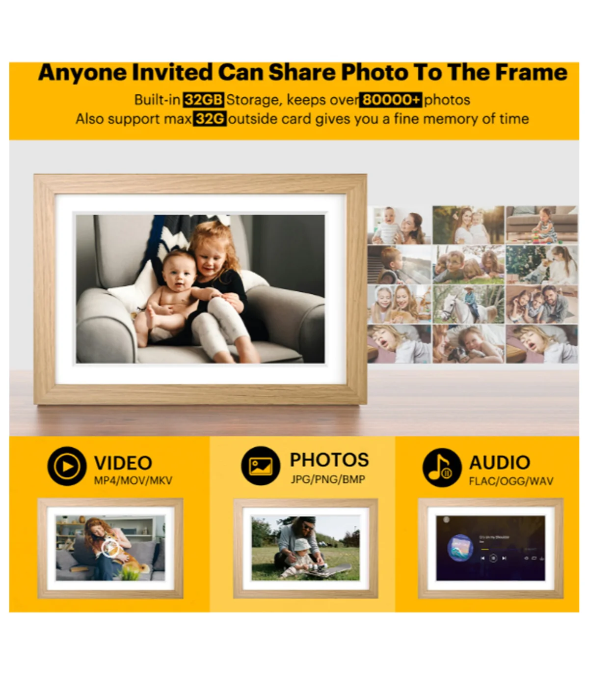 KODAK RCF-1561W Khung Ảnh Kỹ Thuật Số Thông Minh 15.6 inch – Người bạn đồng hành lưu giữ kỷ niệm | ⓿❾❼❼❹❼❽❹❻❻ | METAKING