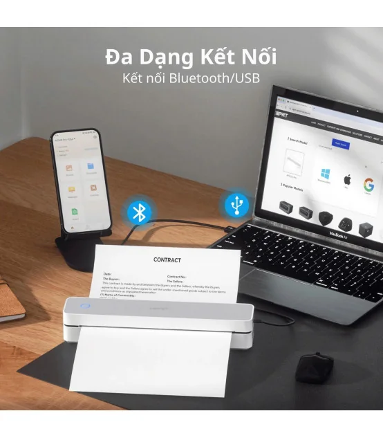 Máy in A4 Di Động HPRT MT610 | ⓿❾❼❼❹❼❽❹❻❻ | METAKING