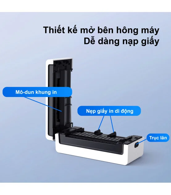 Máy In Đơn Hàng HPRT N43BT Khổ A6 A7 In Nhiệt Bluetooth | ⓿❾❼❼❹❼❽❹❻❻ | METAKING