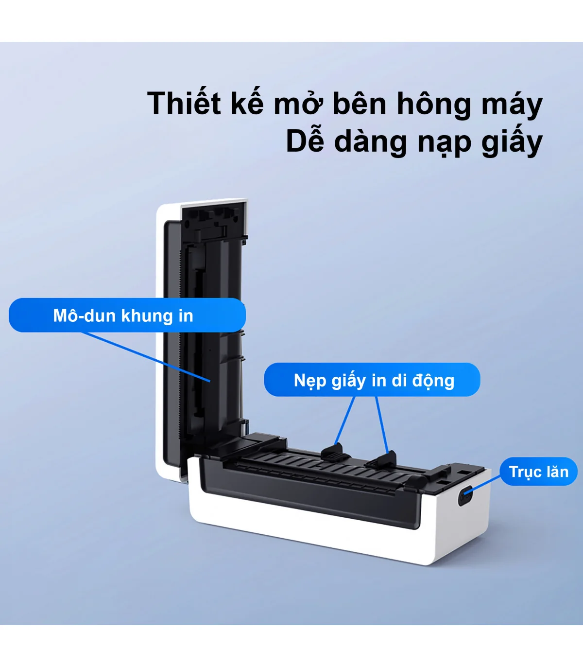 Máy In Đơn Hàng HPRT N43BT Khổ A6 A7 In Nhiệt Bluetooth | ⓿❾❼❼❹❼❽❹❻❻ | METAKING