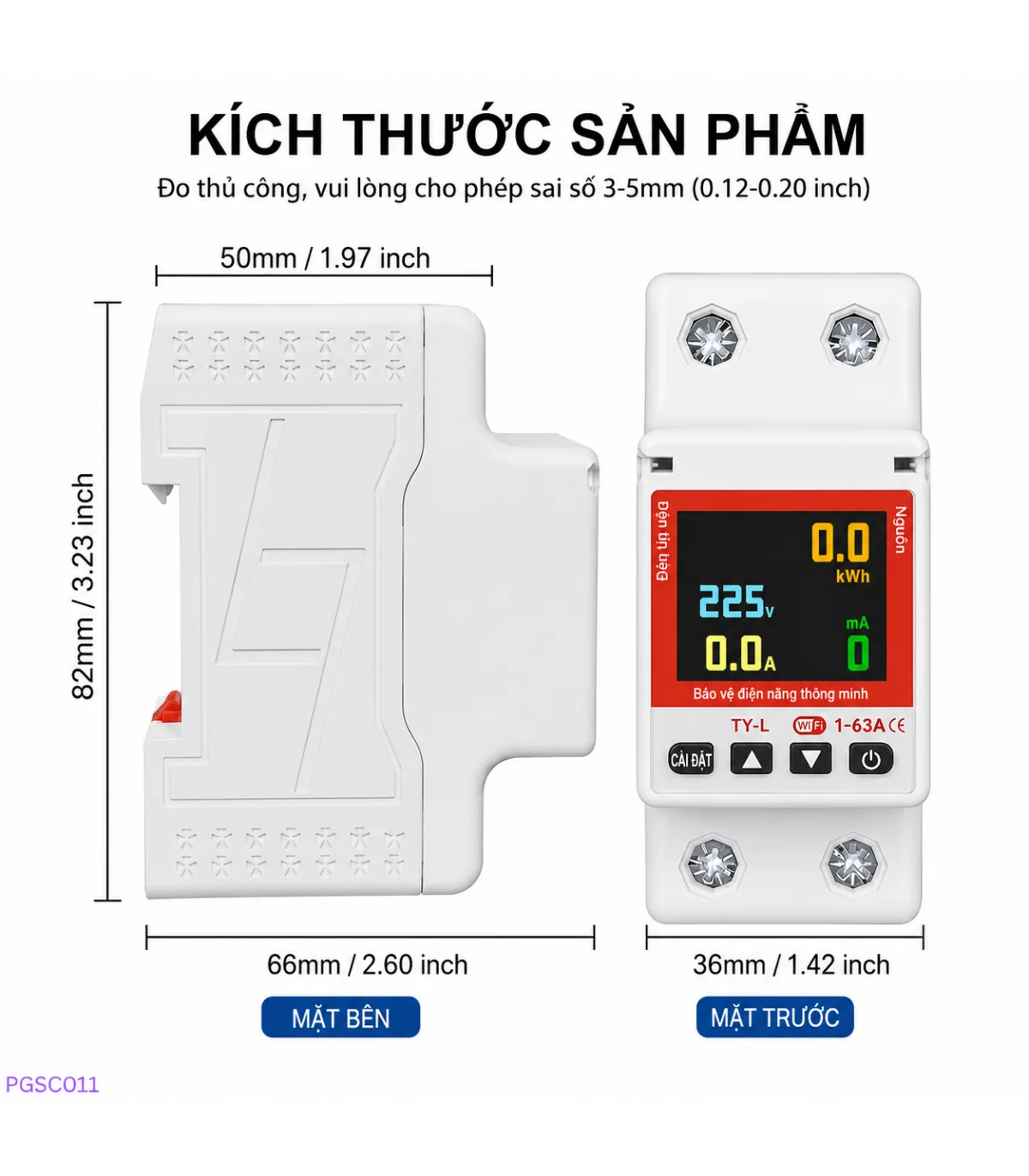 Công Tơ Điện Tử Thông Minh Wifi [ TUYA ], Chóng Rò Rỉ Điện, Đồng Hồ Đo Điện 63A, Điều Khiển Từ Xa | ⓿❾❼❼❹❼❽❹❻❻ | METAKING