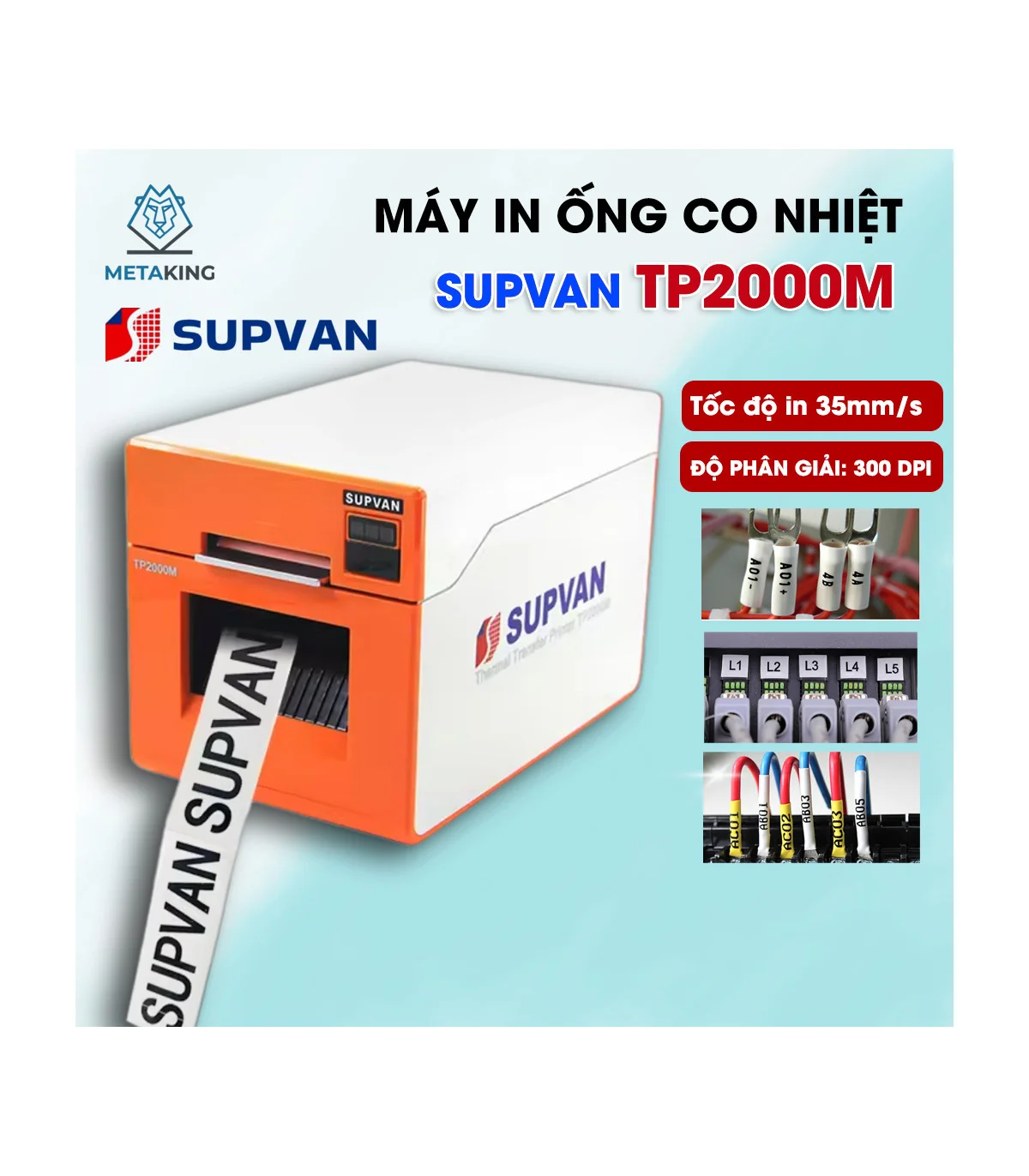 Máy In Ống Co Nhiệt SUPVAN TP2000M | ⓿❾❼❼❹❼❽❹❻❻ | METAKING