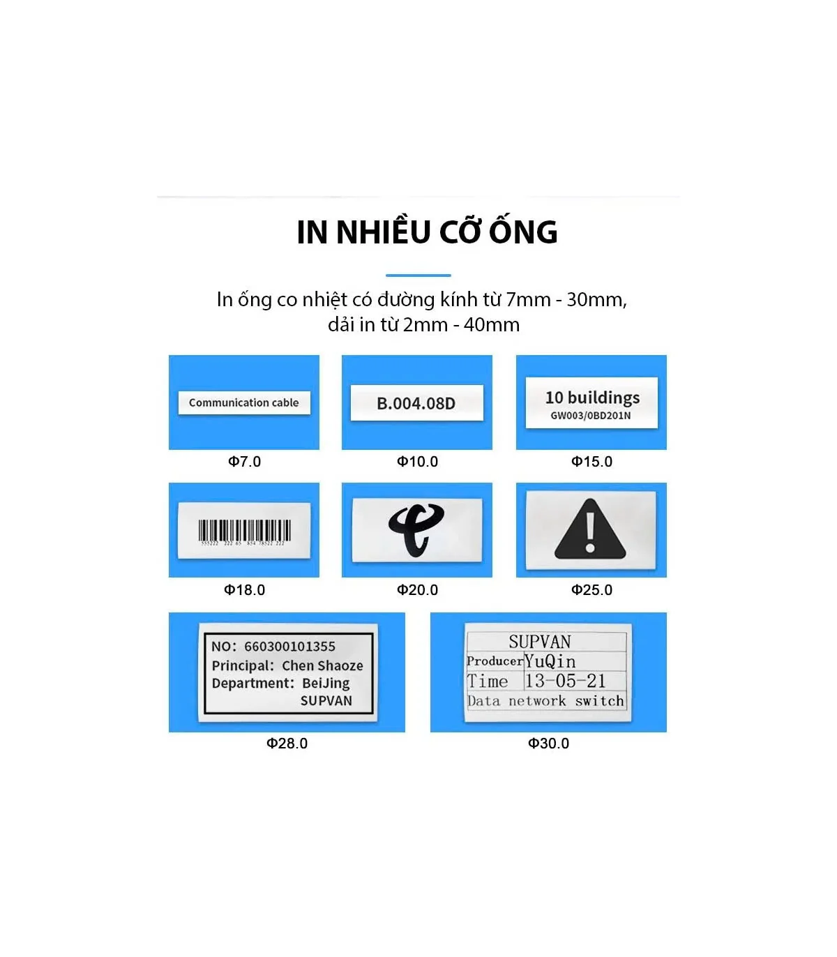 Máy In Ống Co Nhiệt SUPVAN TP2000M | ⓿❾❼❼❹❼❽❹❻❻ | METAKING