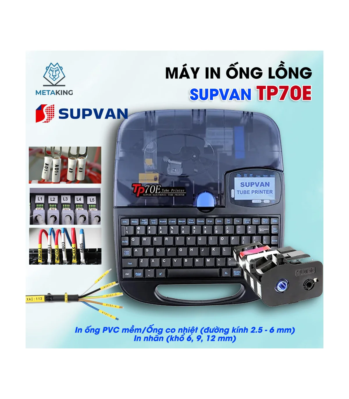Máy in ống lồng SUPVAN TP70E | ⓿❾❼❼❹❼❽❹❻❻ | METAKING