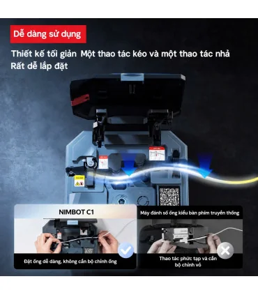 Máy In Ống Lồng Niimbot C1 - 300dpi HD | ⓿❾❼❼❹❼❽❹❻❻ | METAKING