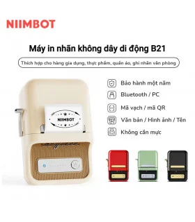 NIIMBOT B21 - Máy in nhãn nhiệt Bluetooth/USB