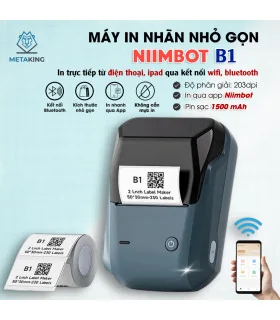 Máy in nhãn nhiệt Bluetooth NIIMBOT B21, lý tưởng cho gia đình, văn phòng và doanh nghiệp. | ⓿❾❼❼❹❼❽❹❻❻ | METAKING