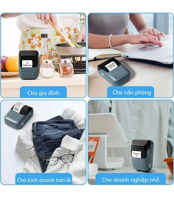 Máy in nhãn nhiệt Bluetooth NIIMBOT B1 | ⓿❾❼❼❹❼❽❹❻❻ | METAKING