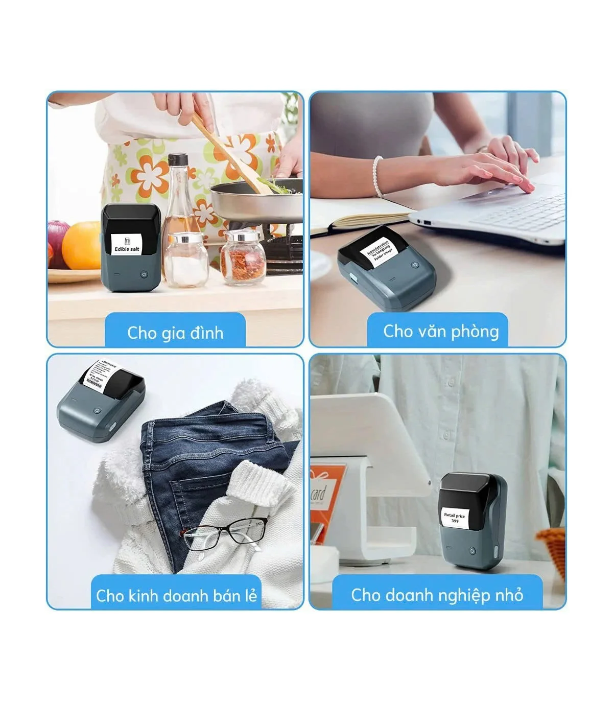 Máy in nhãn nhiệt Bluetooth NIIMBOT B1 | ⓿❾❼❼❹❼❽❹❻❻ | METAKING