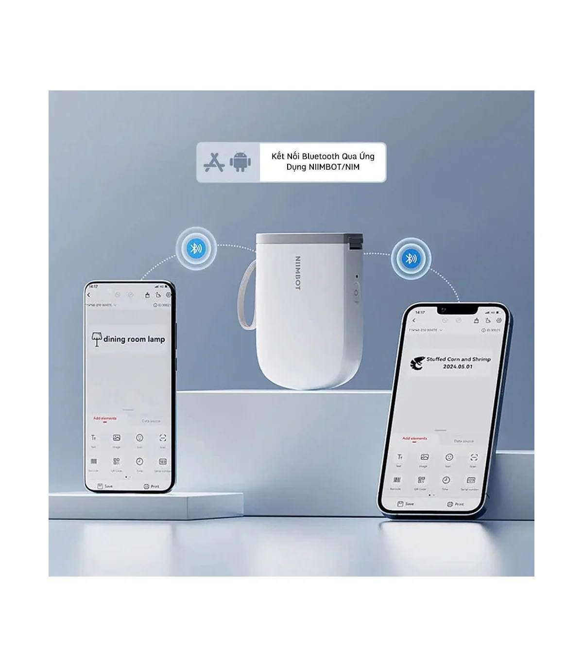 Máy in nhãn nhiệt Bluetooth NIIMBOT D11_H | ⓿❾❼❼❹❼❽❹❻❻ | METAKING