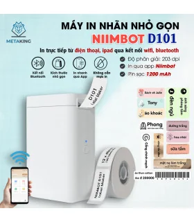 Máy in nhãn nhiệt Bluetooth NIIMBOT B21, lý tưởng cho gia đình, văn phòng và doanh nghiệp. | ⓿❾❼❼❹❼❽❹❻❻ | METAKING