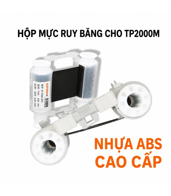 Ribbon Supvan TP-R453BKE - Mực máy in ống co nhiệt Supvan TP200M - Khổ 55mm dài 45M/Cuộn | ⓿❾❼❼❹❼❽❹❻❻ | METAKING