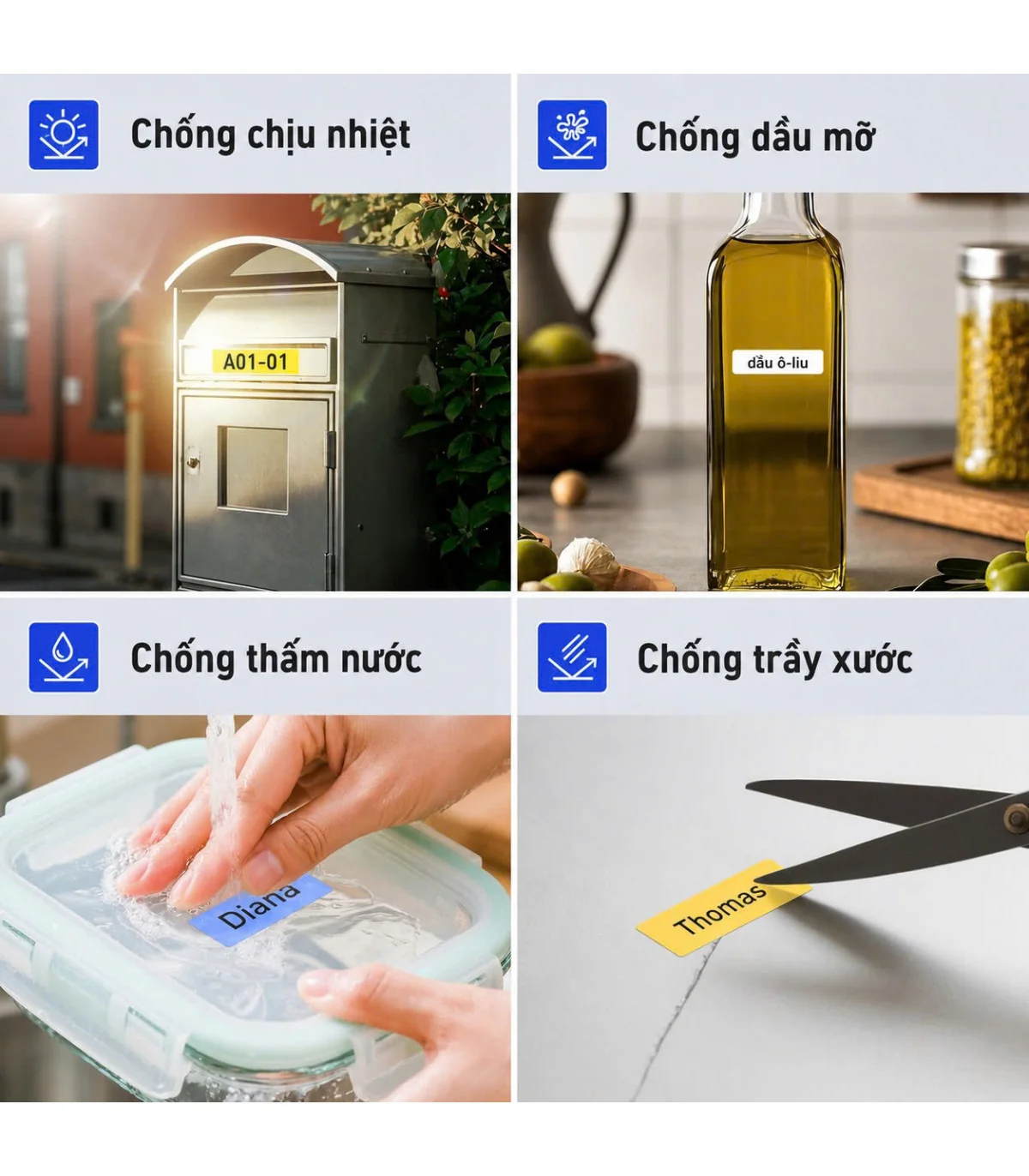 Thẻ Nhựa Supvan G15002E - Khổ 15mm × 60mm, 30 nhãn/cuộn (Màu vàng) | ⓿❾❼❼❹❼❽❹❻❻ | METAKING
