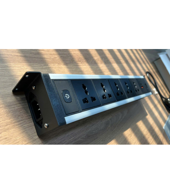 Ổ cắm điện lắp dưới bàn (hoặc trên tường) cao cấp Meta MK102UB | ⓿❾❼❼❹❼❽❹❻❻ | METAKING