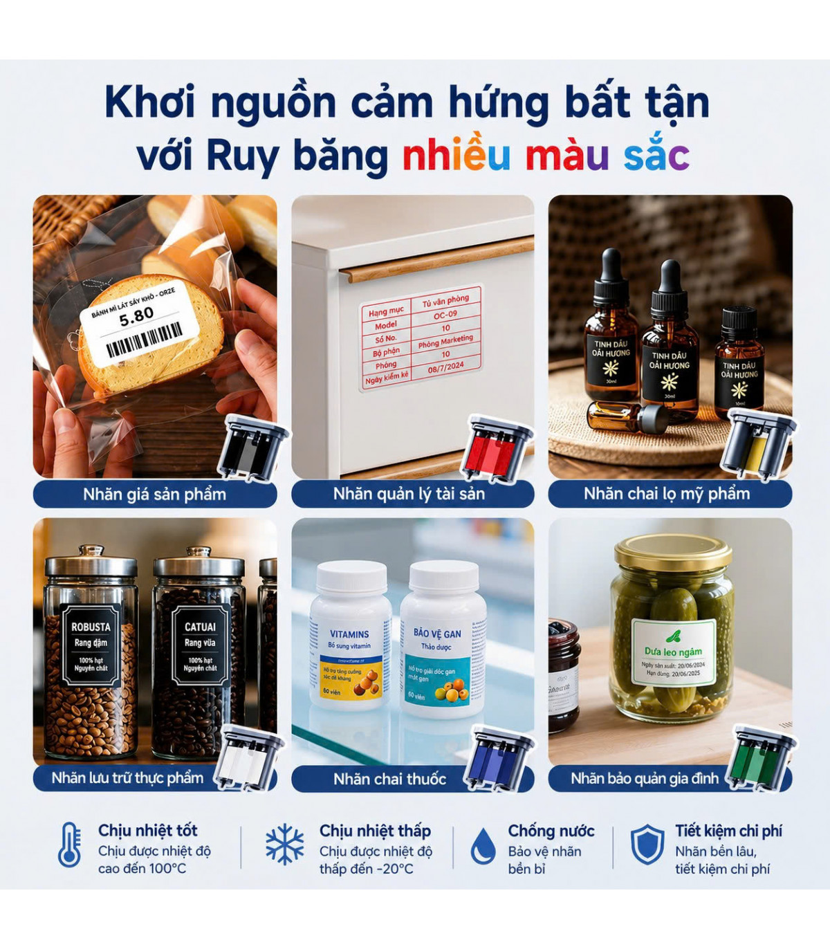 NIIMBOT M2-H - Máy in nhãn truyền nhiệt Bluetooth/USB | ⓿❾❼❼❹❼❽❹❻❻ | METAKING