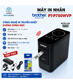 Brother PT-P750W | ⓿❾❼❼❹❼❽❹❻❻ | METAKING.VN