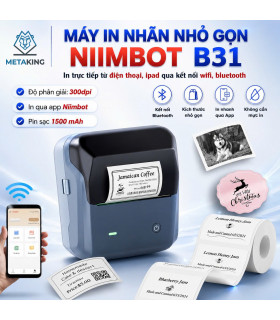 Máy In Ống Lồng Niimbot C1 - 300dpi HD | ⓿❾❼❼❹❼❽❹❻❻ | METAKING