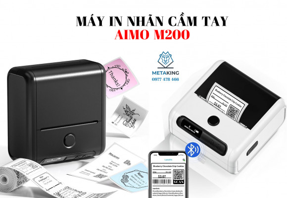 Hướng Dẫn Cài Đặt & Sử Dụng Máy In Nhãn M200 Aimo