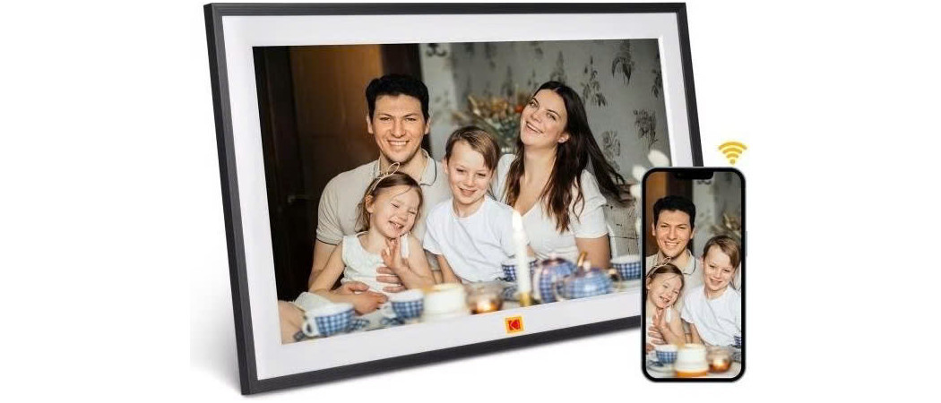 Khung ảnh kỹ thuật số Kodak RCF-1561W – Màn hình 15.6 inch rộng lớn, lưu giữ trọn vẹn ký ức